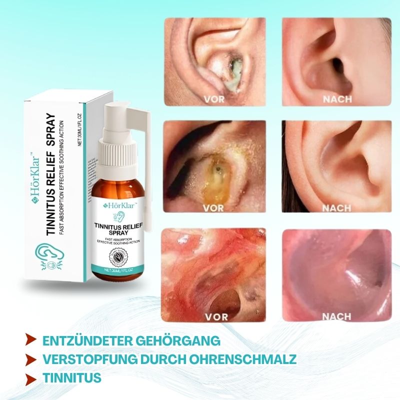 HörKlar™ | Spray zur Wiederherstellung des Hörvermögens