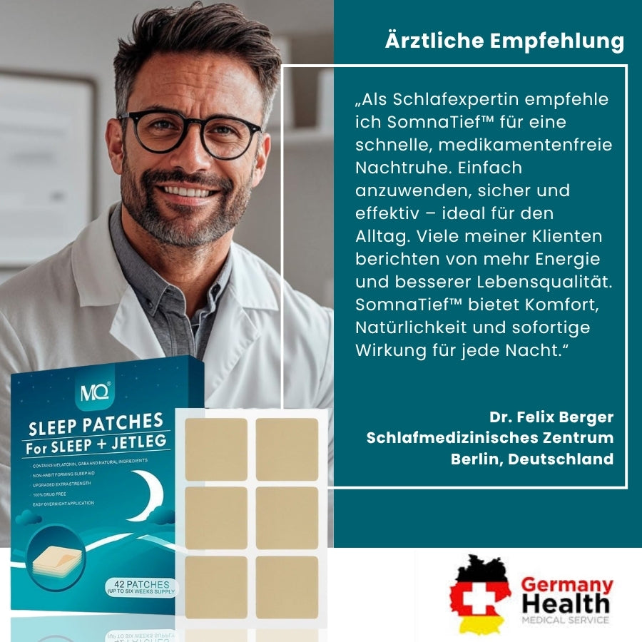 SomnaTief™ | Schlafpflaster für Schlaf + Jetlag