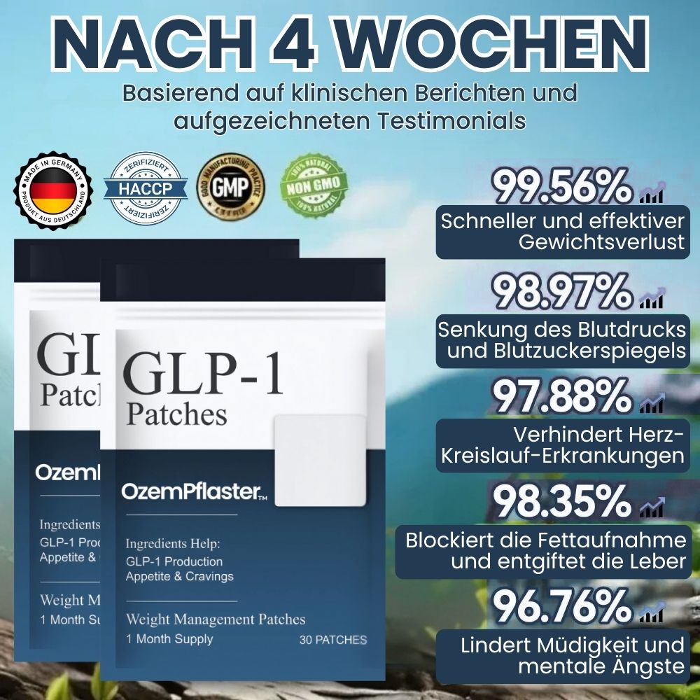 OzemPflaster™ | Natürliche Gewichtsreduktion Pflaster