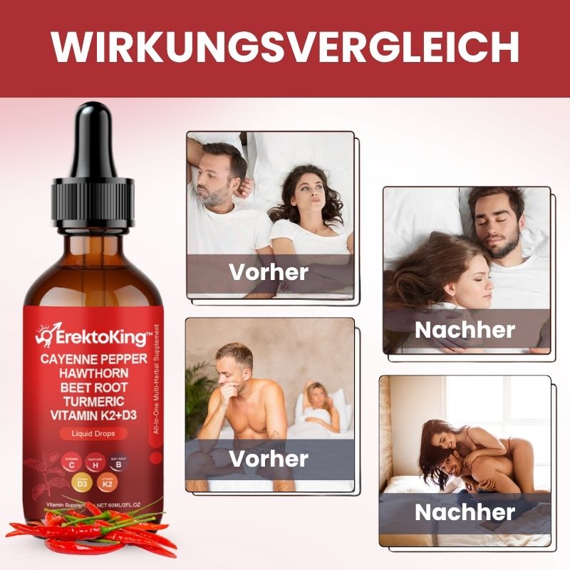 ErektoKing™ | Cayenne Tropfen für Männer-Vitalität