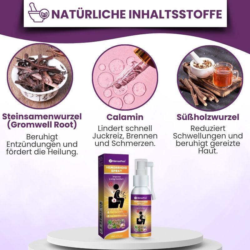 HämorFrei™ | Natürliches Hämorrhoiden-Spray
