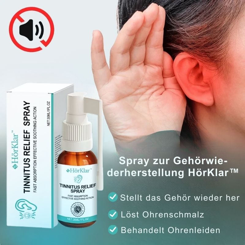 HörKlar™ | Spray zur Wiederherstellung des Hörvermögens