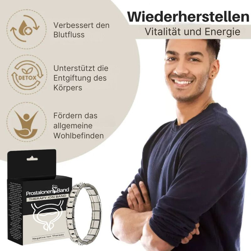 ProstaIonenBand™ | Negatives Therapie-Ionenband