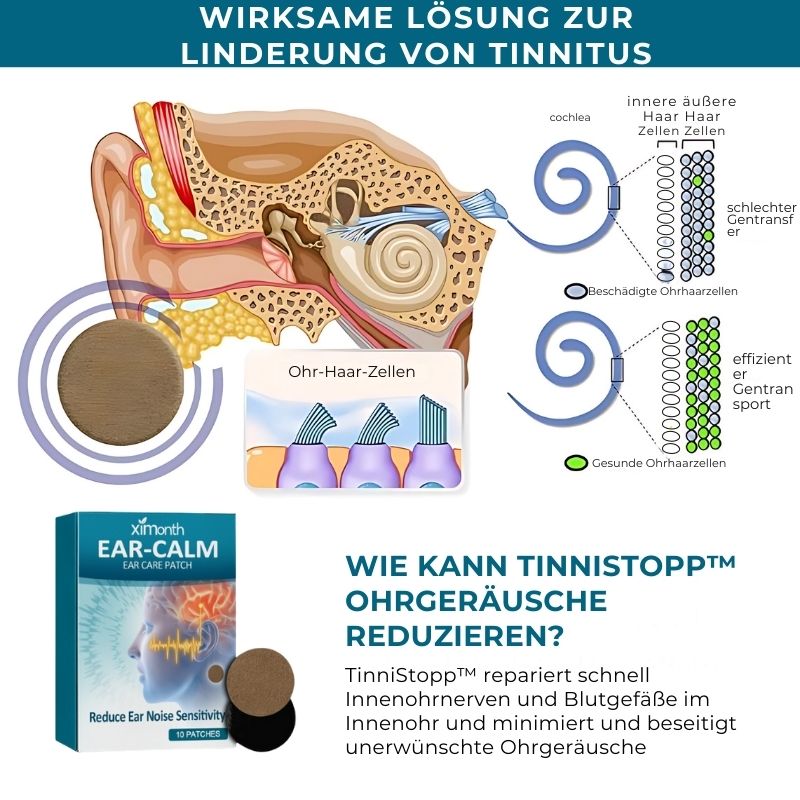 TinniStopp™ | Tinnitus Behandlungspflaster