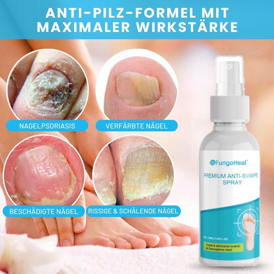 FungoHeal™ | Hochwertiges Antipilz-Spray