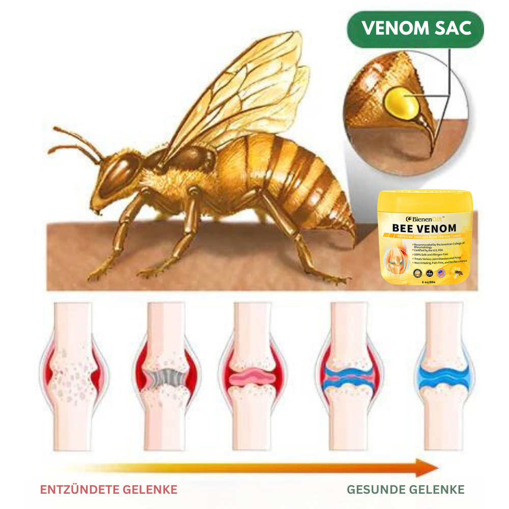 BienenGift™ | Fortgeschrittene Gelenk- und Knochentherapie-Creme
