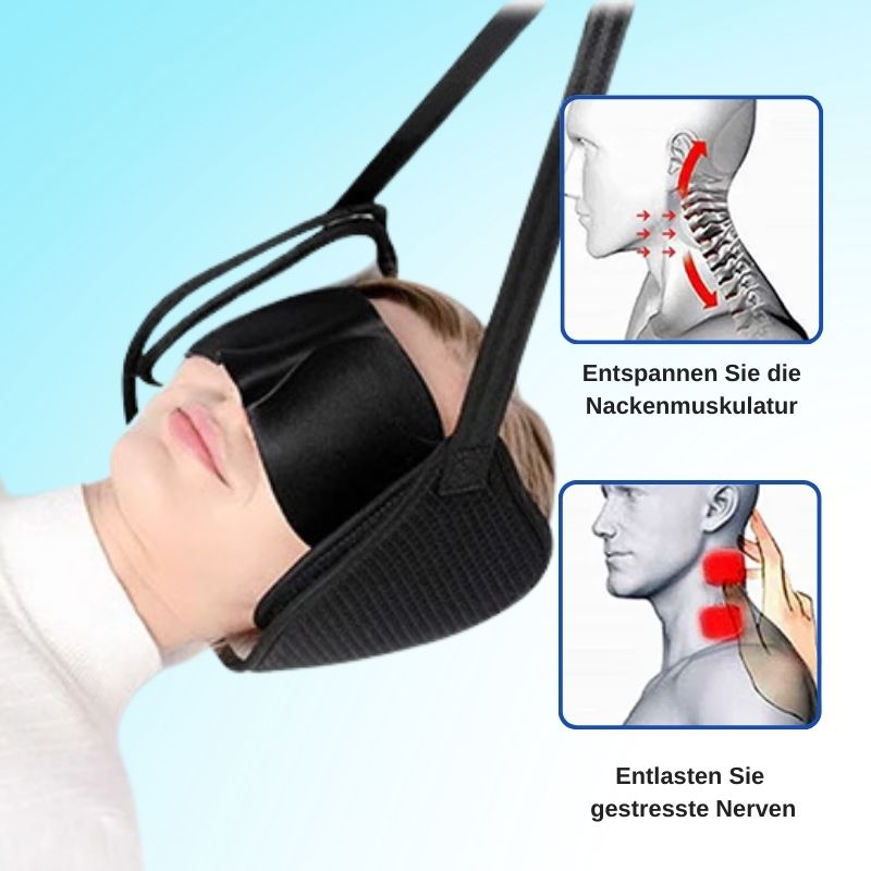 HalsEase™ | Tragbarer Nackenstrecker-Tür-Hängemattensystem