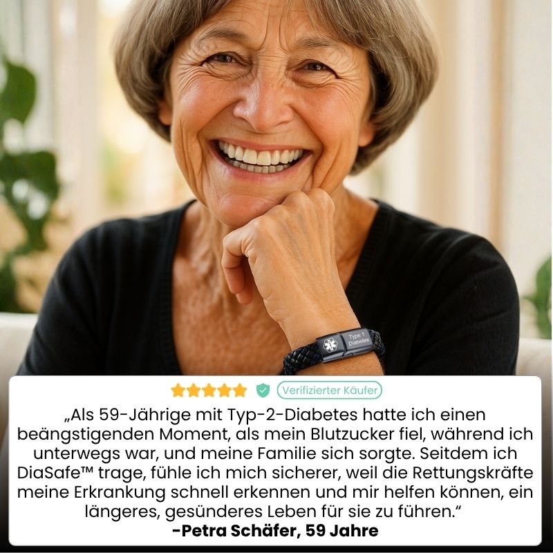 DiaSafe™ | Medizinisches Armband für Diabetiker