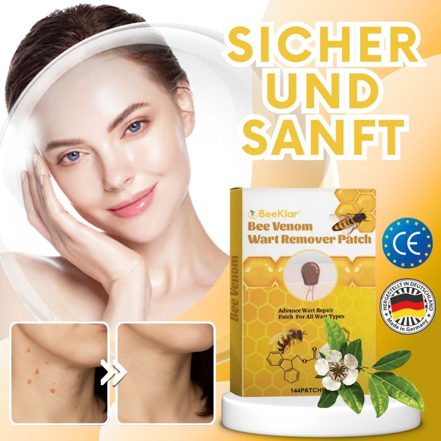 BeeKlar™ | Bienengift Hautanhängsel-Entferner Pflaster