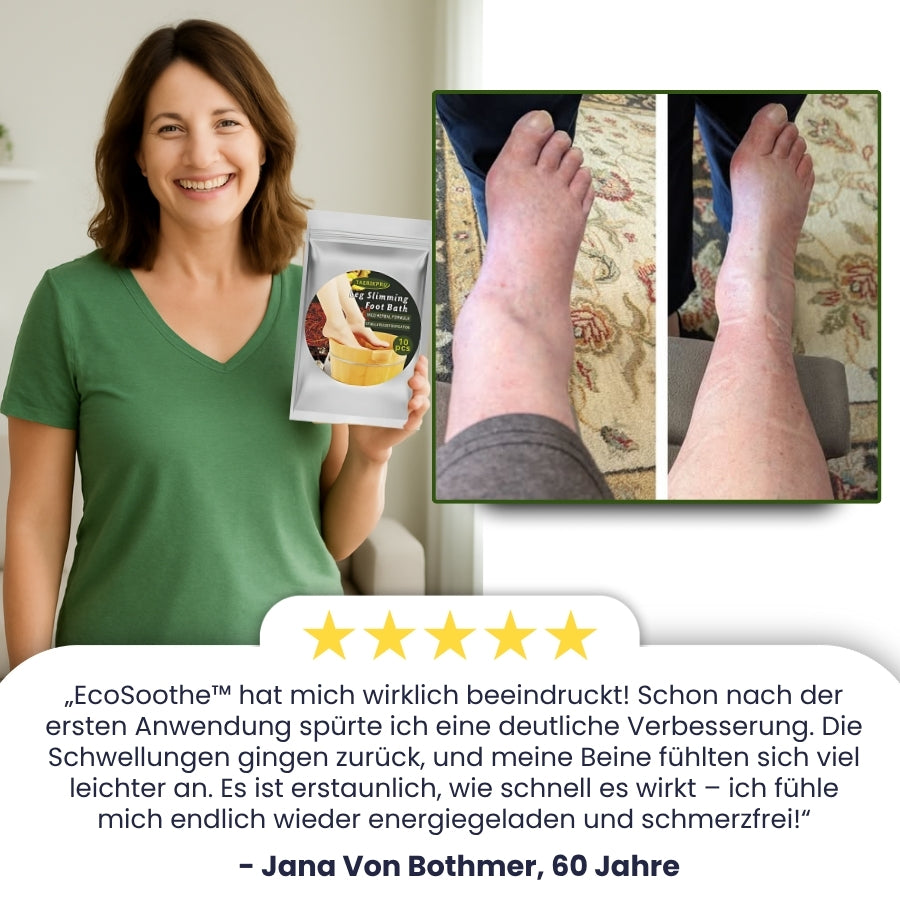 EcoSoothe™ | Entgiftung & lymphatische Drainage-Beutel für Fußbäder