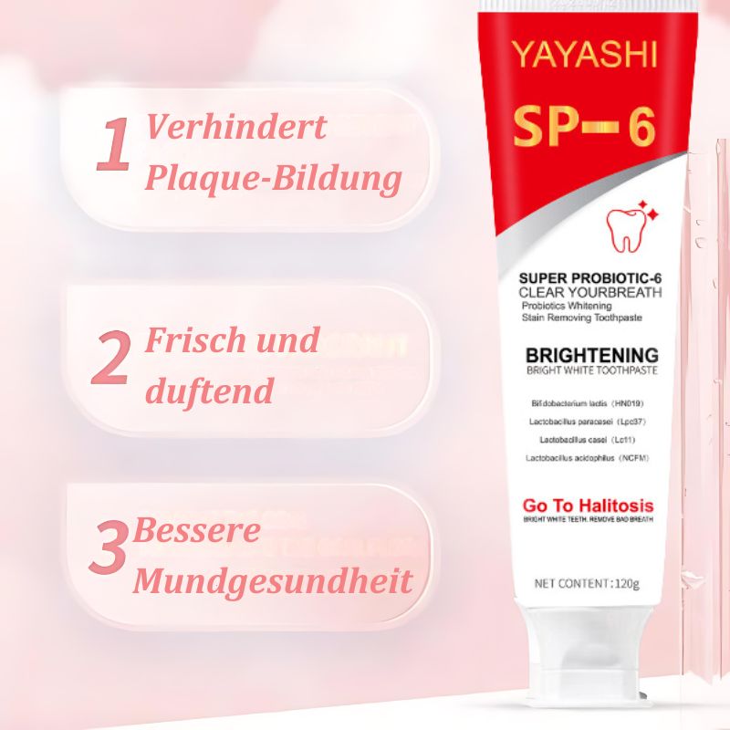 ReinWeiß™ | Probiotische Intensive Zahnaufhellungszahnpasta