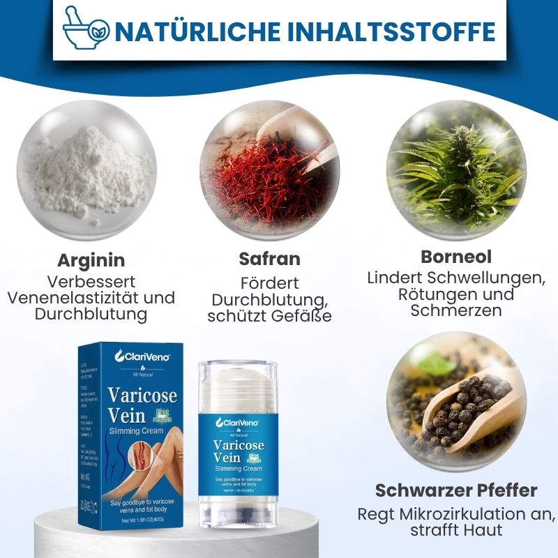 ClariVeno™ | Krampfader-Stick-Creme