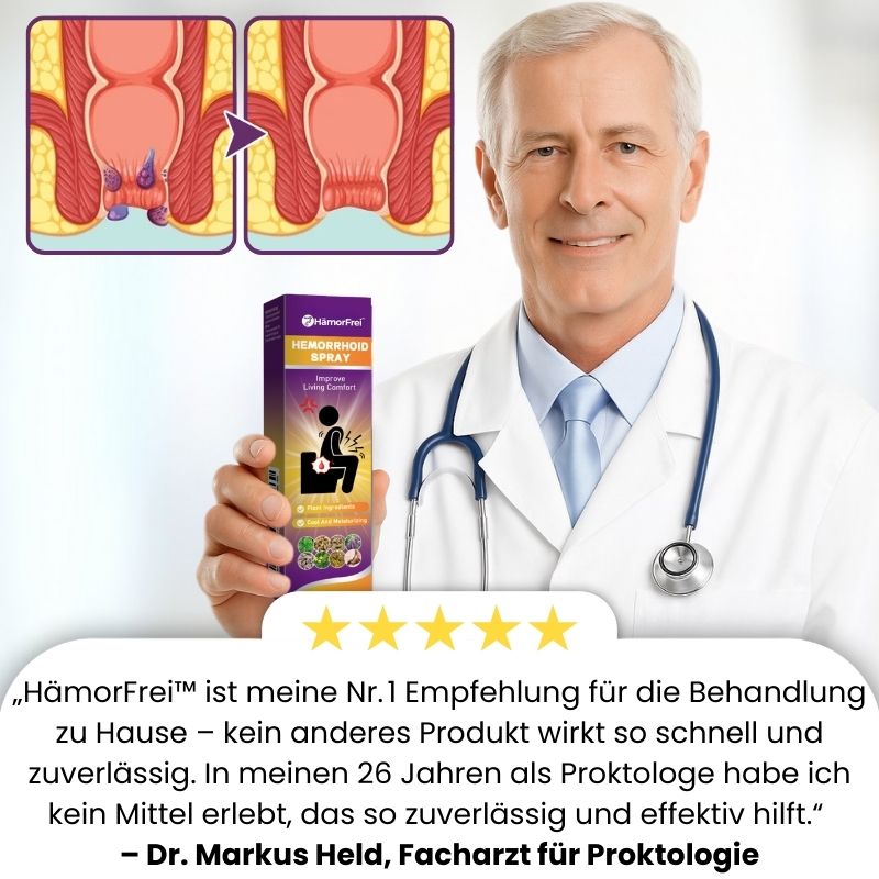 HämorFrei™ | Natürliches Hämorrhoiden-Spray