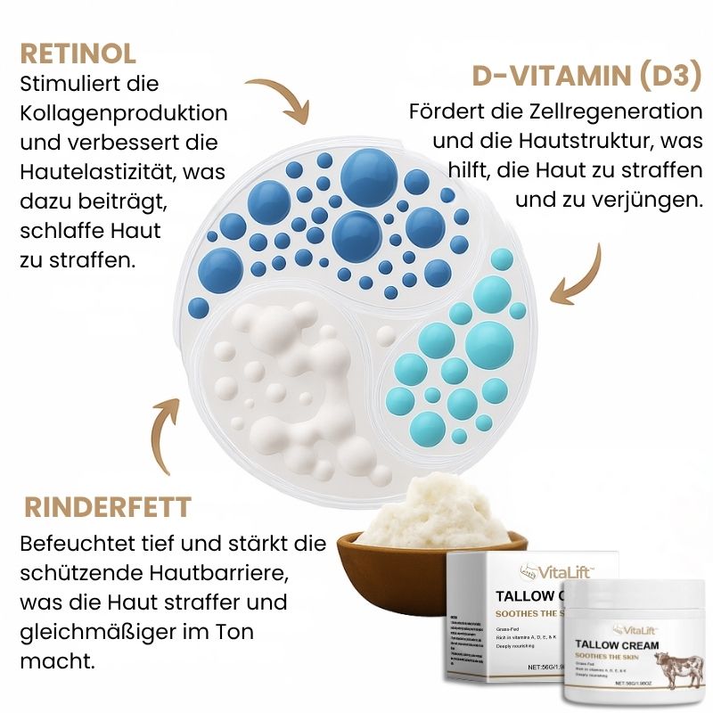 VitaLift™ | Rinderfett für Hautstraffung
