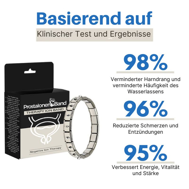 ProstaIonenBand™ | Negatives Therapie-Ionenband