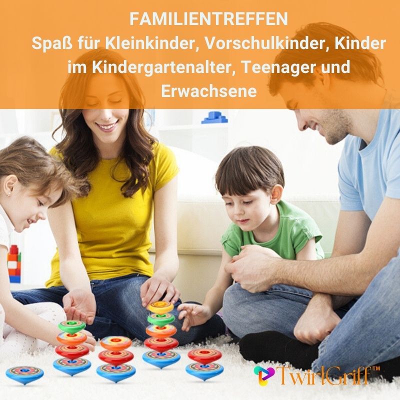 TwirlGriff™ | Ergonomisches Stapelkreisel-Set