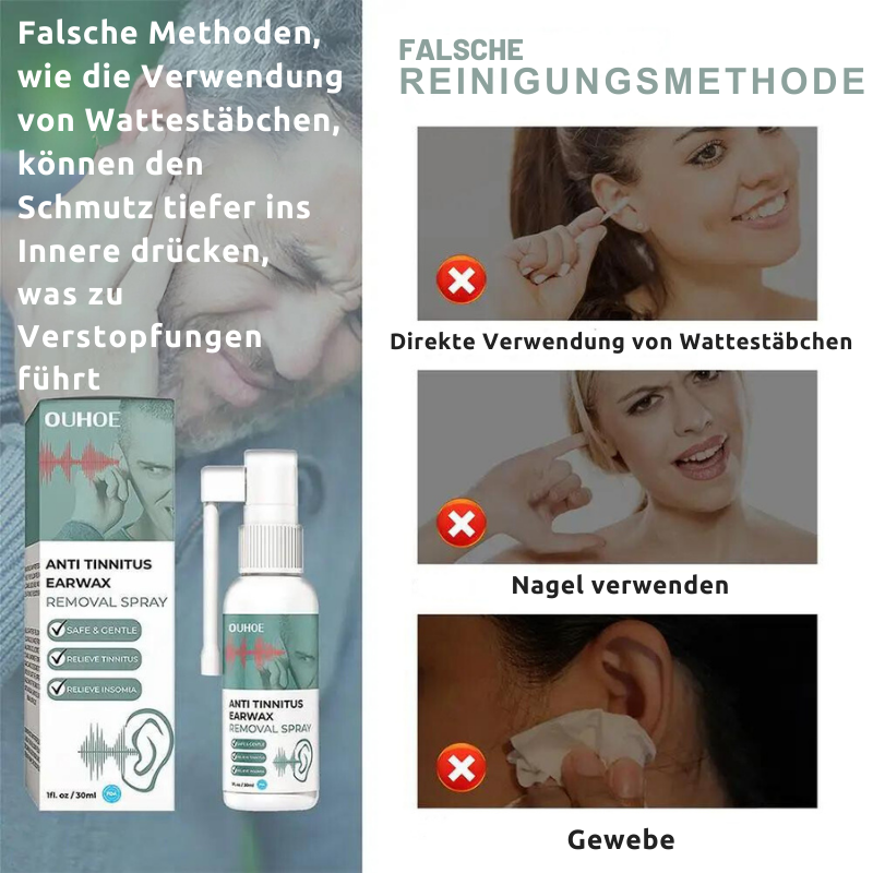OhrWohl™ | Schnelle Beseitigung von Ohrenverstopfungen in nur 1 Anwendung!