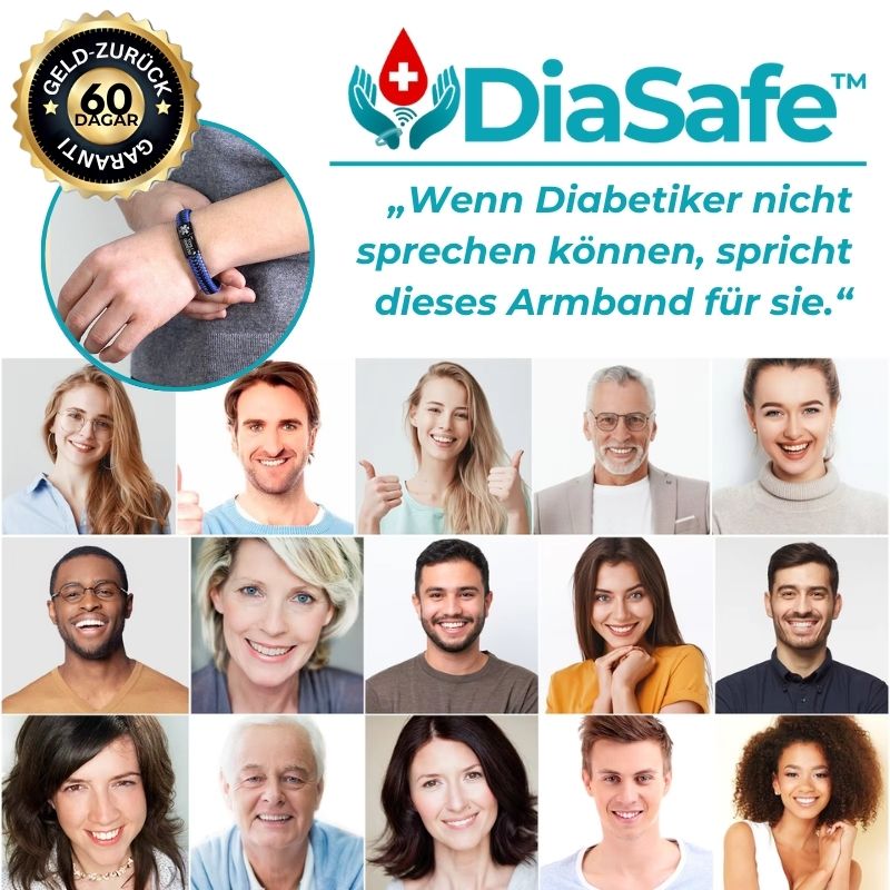 DiaSafe™ | Medizinisches Armband für Diabetiker