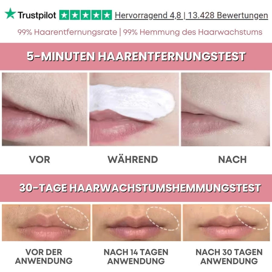 HairSnap™ | Gesichts-Haarentfernungscreme