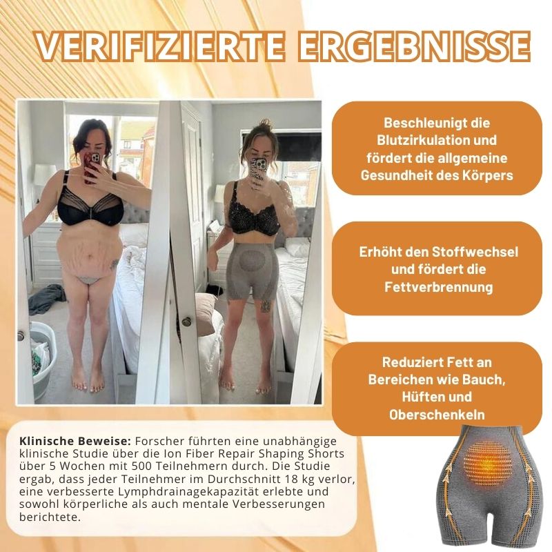 SchlankFlex™ | Mikro-Vibrationsmassage-Modul Ice Silk Ion Fiber Repair Shaping Shorts