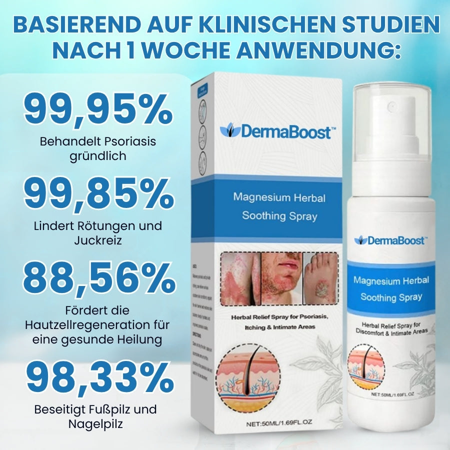 DermaBoost™ | Psoriasis und Ekzem Kräuter‑Beruhigungsspray