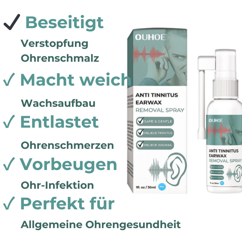 OhrWohl™ | Schnelle Beseitigung von Ohrenverstopfungen in nur 1 Anwendung!