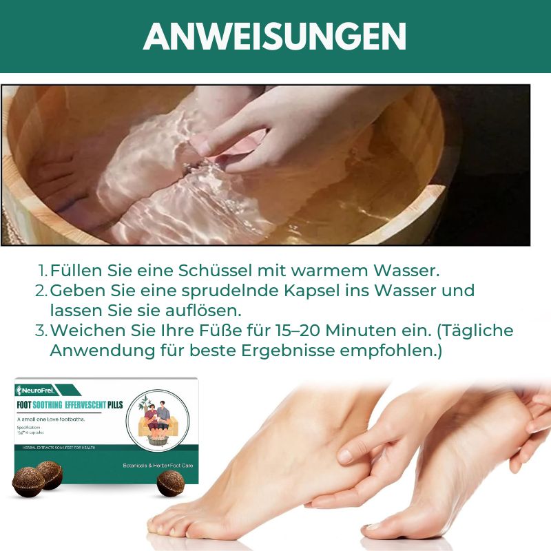NeuroFrei™ | Fußbad-Kapseln gegen Neuropathie