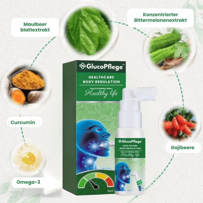 GlucoPflege™ | Natürliches Insulin-Spray
