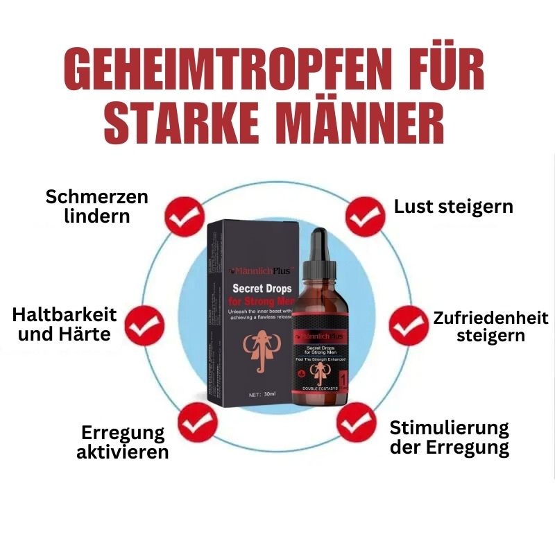 MännlichPlus™  | Starke Männer Geheimtropfen