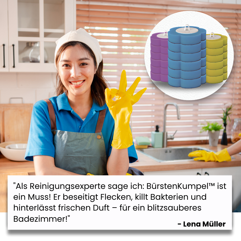 BürstenKumpel™ | Hartnäckige Flecken & unangenehme Gerüche in einem Wisch beseitigen!