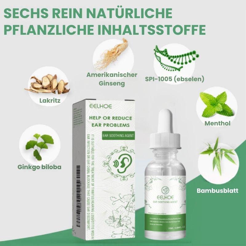 TinniTropfen™ | Organische Kräutertropfen gegen Tinnitus