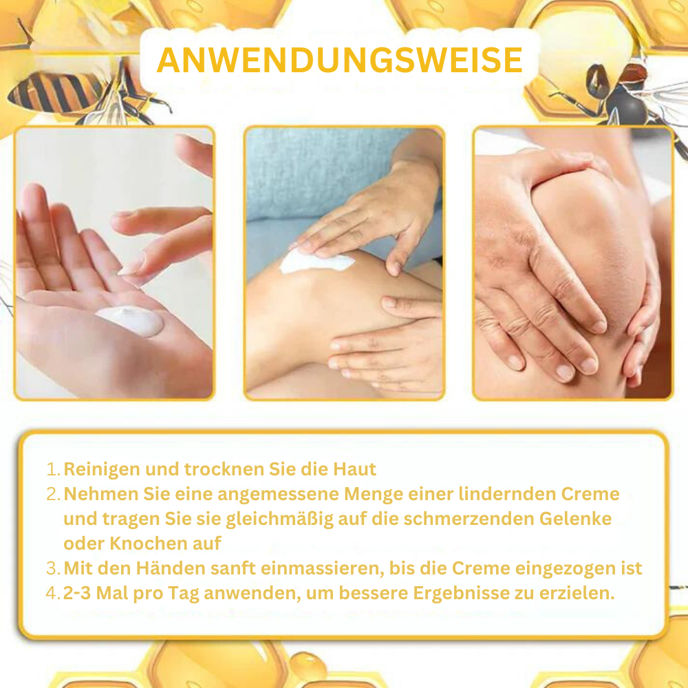 BienenGift™ | Fortgeschrittene Gelenk- und Knochentherapie-Creme