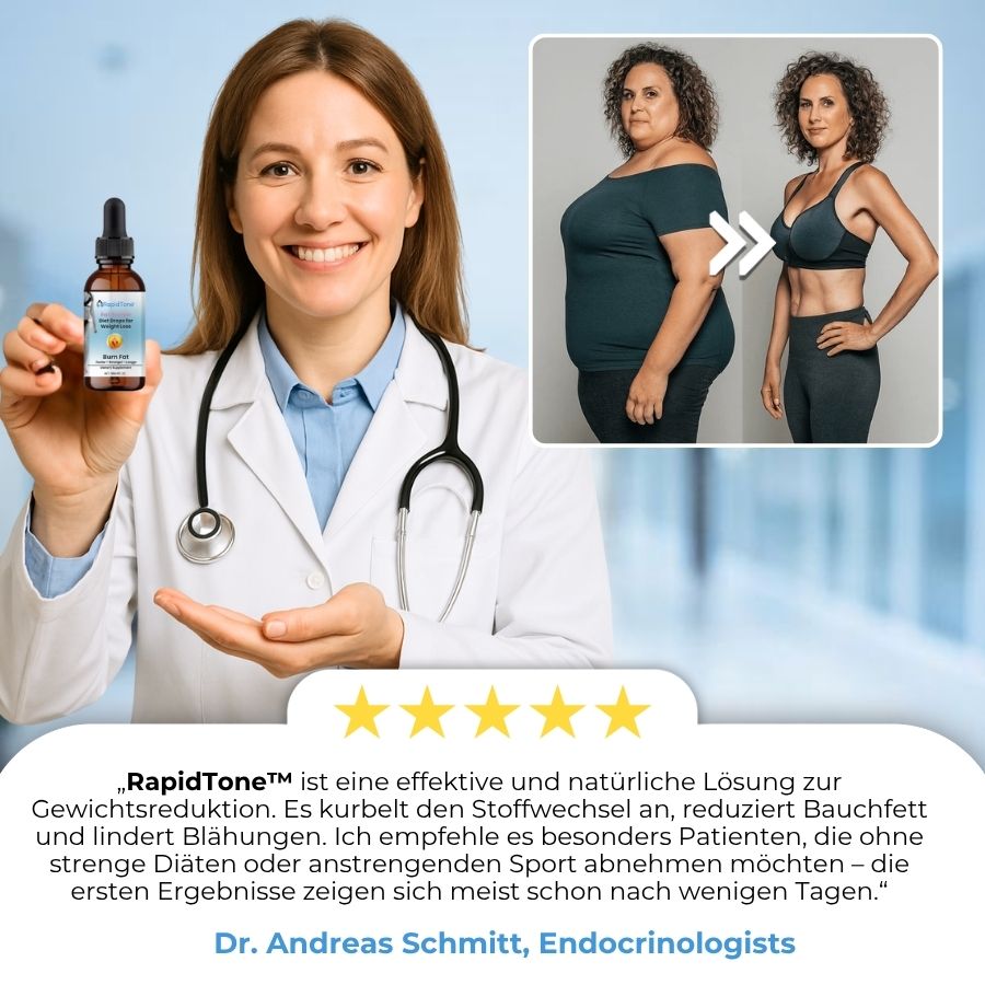 RapidTone™ | Fettverbrennende Diättropfen zur Gewichtsreduktion