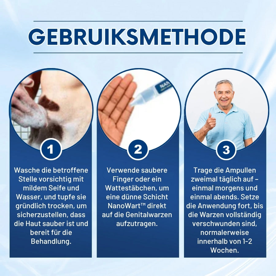 NanoWart™ | Diskrete, wartauflösende Ampullen