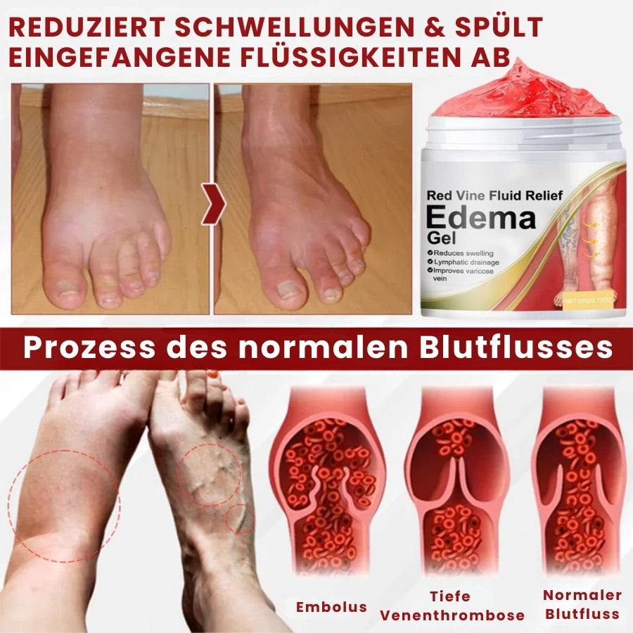 FluidRelief™ | Rote-Weinrebe Ödem Gel