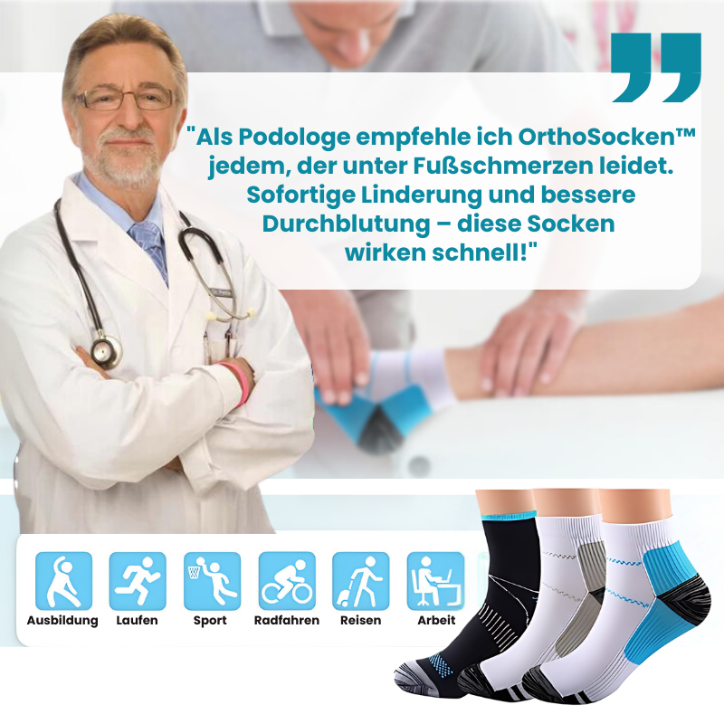 OrthoSocken™ | Orthopädische Kompressionssocken für den täglichen Gebrauch