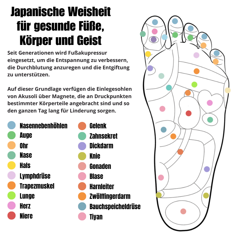 InsolStütze™ | Holen sich sofortige Linderung für schmerzende Füße mit magnetischen Akupressur-Einlegesohlen