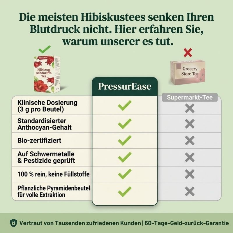 PressurEase™ | 100 % reiner Hibiskus – keine Füllstoffe
