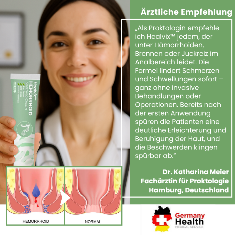 Healvix™ | Beruhigende Hämorrhoidencreme – Karl & Lina