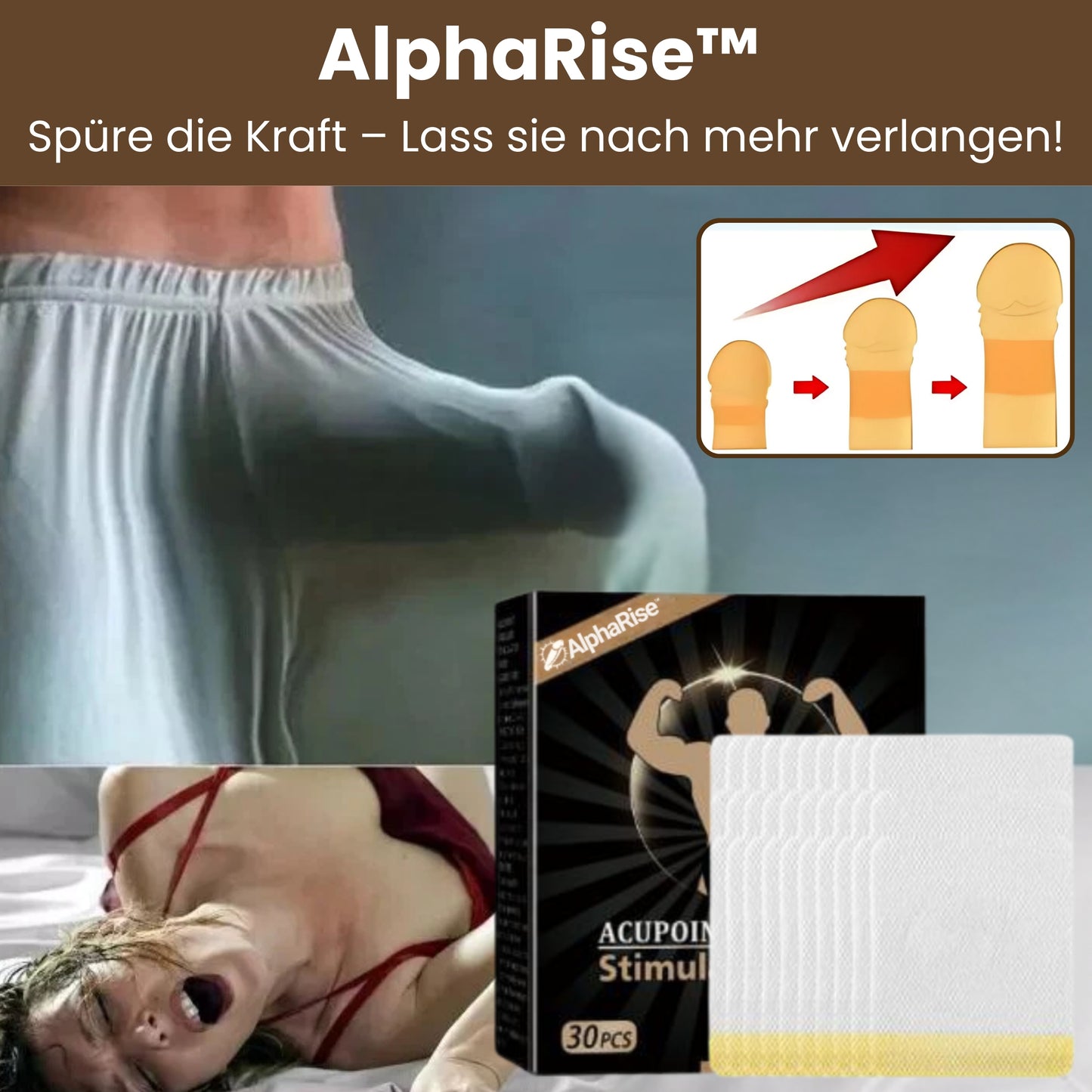 AlphaRise™ | Erektion Stimulation Pflaster