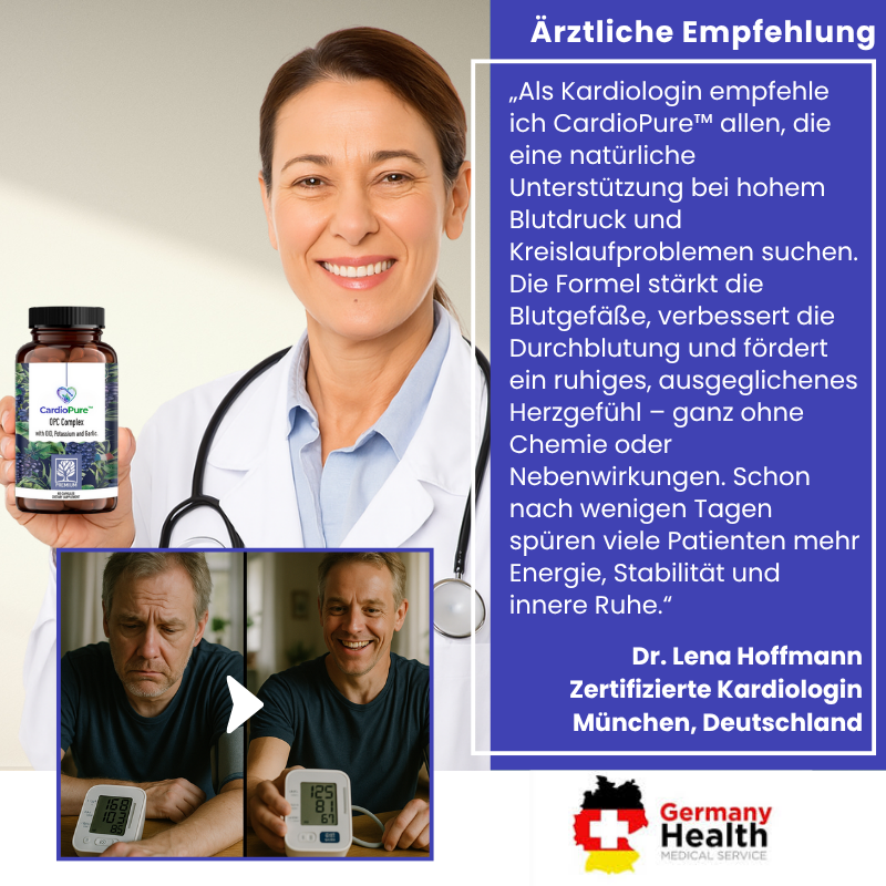 CardioPure™ | Natürliche Unterstützung für Blutdruck und Herzgesundheit