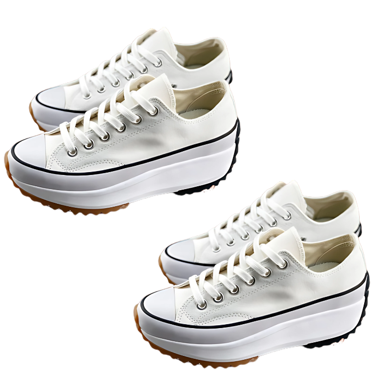 ElevioTritt™ | Leder-Plateausneaker