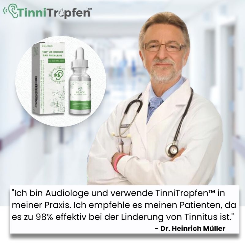 TinniTropfen™ | Organische Kräutertropfen gegen Tinnitus