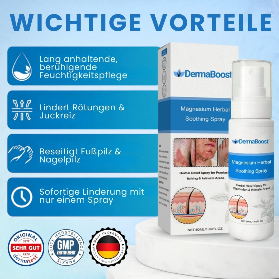 DermaBoost™ | Psoriasis und Ekzem Kräuter‑Beruhigungsspray