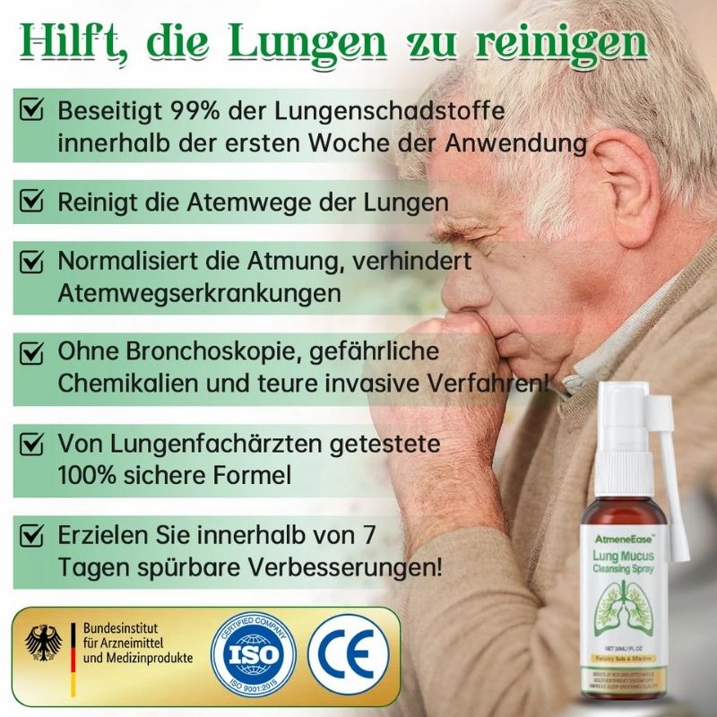 AtmeneEase™ | Lungen-Schleimreiniger Spray