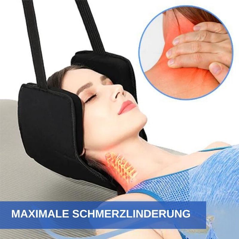 HalsEase™ | Tragbarer Nackenstrecker-Tür-Hängemattensystem