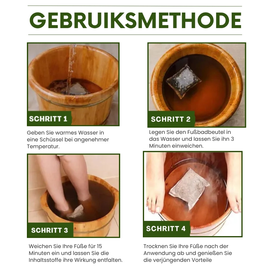 EcoSoothe™ | Entgiftung & lymphatische Drainage-Beutel für Fußbäder