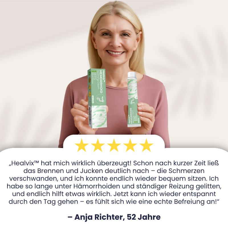 Healvix™ | Beruhigende Hämorrhoidencreme – Karl & Lina