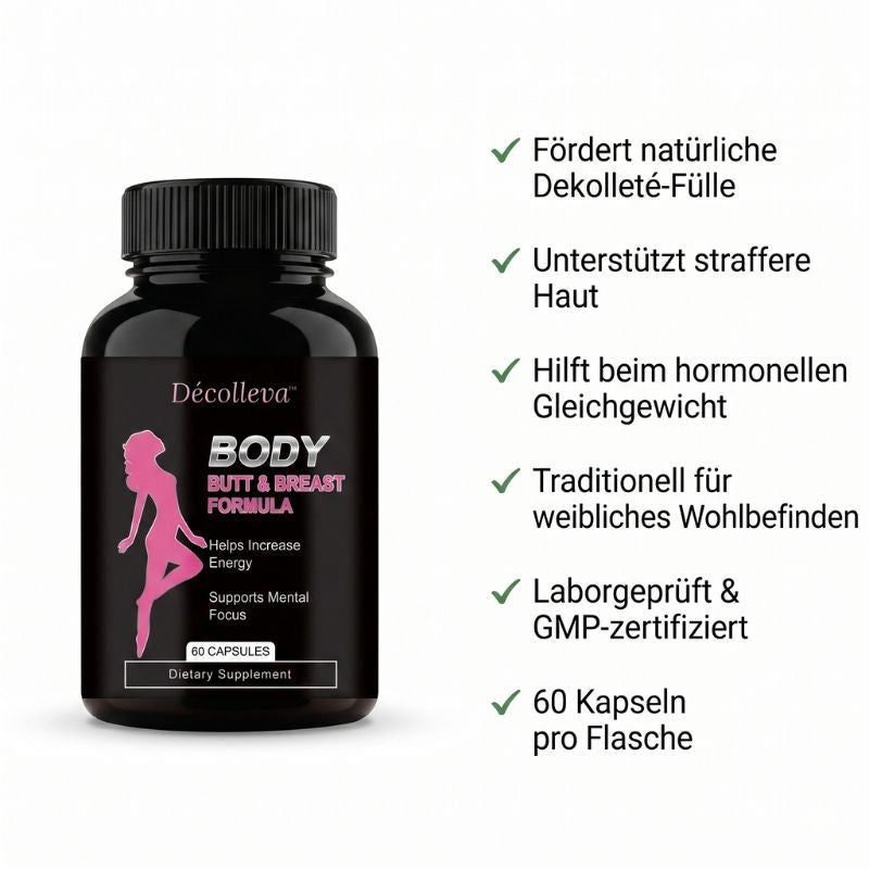 Décolleva™ | Bockshornklee + Pueraria Mirifica für Bruststraffung und Fülle