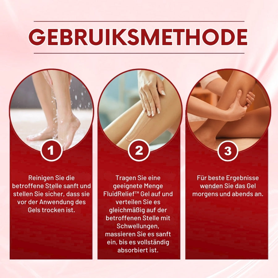 FluidRelief™ | Rote-Weinrebe Ödem Gel
